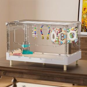 앵무새 번식 상자  단열 처리된 넓은 공간   있는 새 부화기  벅저리가르  코카티엘 케이지  가정용 집  서