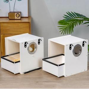 카나리아 새장 소형 가정용 내부 앵무새 특수 번식 상자 아크릴 투명 관찰 서랍 부화