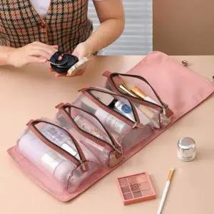 여행용 화장품 가방 수납 케이스 세면도구 파우치 캠핑용 보관