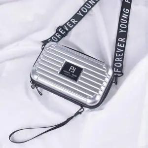 여행용 7인치 단단한 하드쉘 소형 미니 크로스백 화장품 파우치