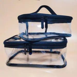 투명 방수 화장품파우치 여행용 캐리어 메이크업가방 휴대용