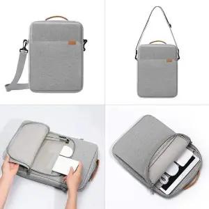 [골드스마일]클래식 휴대용 태블릿 수납 가방 핸디 파우치 pc 맥북
