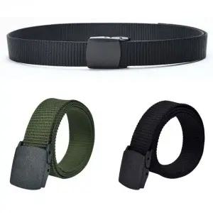 [콩심팥심]무광 캐주얼 허리띠 버클 벨트 밀리터리 남성 청바지 작업용
