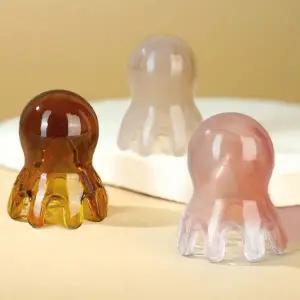 (보리별) 두피 문어 괄사 얼굴 바디 지압 스틱 마사지 림프순환