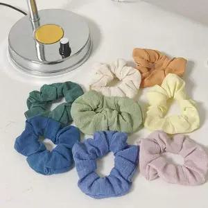 곱창밴드 머리끈 8종 세트 0070 쥬얼리 소프트 헤어슈슈 비즈장식