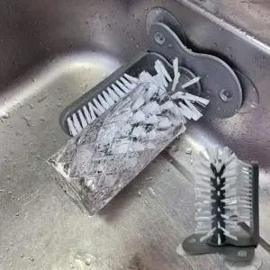 [골드스마일]실리콘 흡착식 컵 세척솔 다용도 주방용 컵 세척솔 분리형 물병