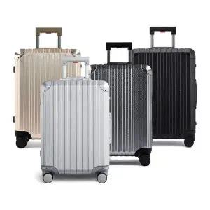 [에이치플러스몰]TBZ 클렙튼 에비에이션 알루미늄 풀메탈 캐리어 20인치 대형캐리어