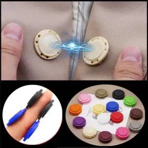 [골드스마일]15종 자석 단추 2.2cm 3472 자석 버튼 셀프 수선 똑딱 단추 가방