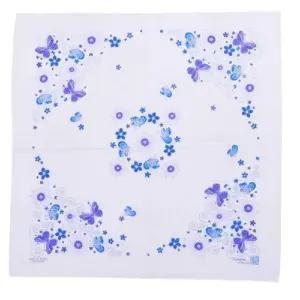 나염손수건 가제손수건 꽃무늬손수건 다용도 손수건