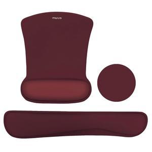 마우스 패드 및 키보드 세트를 위한 MOSISO 손목 받침대 지원, 인체공학적 Coaster 미끄럼 방지 베이스 홈/오피스 네오프렌 천과 레이즈 메모리 폼을 사용한 간편한 타이핑