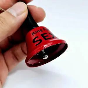 핸드벨 종 키링 귀여운 인형 가방 키홀더 레드