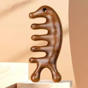 [콩심팥심]여성 모발 두피마사지기 괄사 두피케어 빗 목 어깨 마