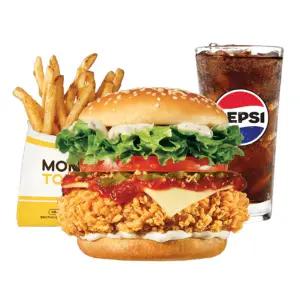 [맘스터치] 후덕죽 싸이버거 세트