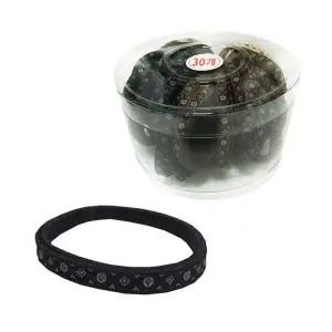 삼광 다이아 기본 납작고무줄 헤어밴드 30개