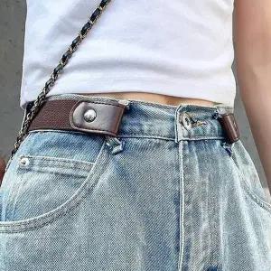 TBZ 남자 캐주얼 프리벨트 남성 청바지 노버클허리띠 20대
