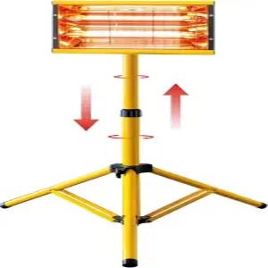 DATOUBOSS 적외선 페인트 경화 램프 2000W 단파 베이킹 건조기 브래킷 포함