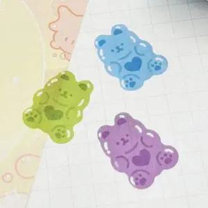 [콩심팥심]스티커 다이어리 스티커 꾸미기 핸드폰 다이어리 투명 칼선