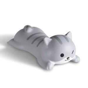 시티허밋 귀여운 손목 받침대 지원 마우스 키보드 컴퓨터 엘보우 패드 팔 책상용 인체공학적 카와이 사무실 용품 천천히 상승하는 PU 고양이