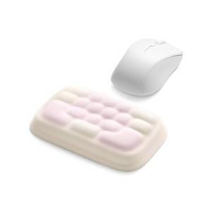 미트앤티 마우스 손목 받침대, 인체공학적 지지 패드, 소프트 메모리 폼 쿠션 손 받침대 베개, 컴퓨터 책상 액세서리 귀엽고 편안한 손바닥 , 노트북 오피스 홈스쿨 게임 여성