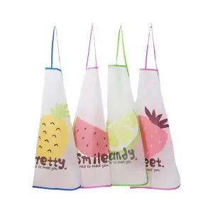 방수 주방 위생적인 과일프린팅 에이프런
