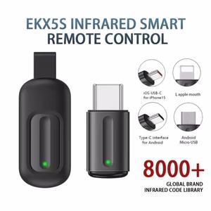 새로운 5세대 캡슐 스마트 범용 리모컨 3-in-1 휴대폰 적외선 송신기 안드로이드 iOS에 적합