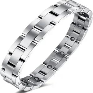 남성용 제카노리 초고강도 마그네틱 팔찌 - 헤마타이트 이상적인 선물