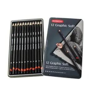 그래픽 연필 컬러 12색 스케치 세트