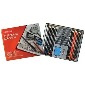 스케치용 색연필 24색 미디엄 세트 드로잉 컬러 펜슬