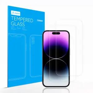 /스크린웨어 (2매) 아이폰14 프로 원터치 강화유리