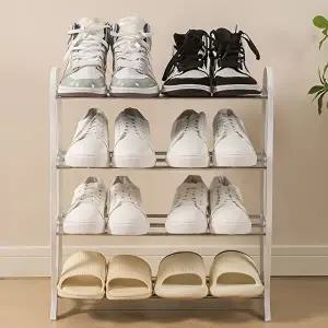 조립식 신발 거치대 간이 4단 신발정리 선반 (KYR-WE61E55)