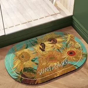 다용도 규조 폼 목욕 쿠션 발매트-C 주방발매트 (KYR-WC04717)