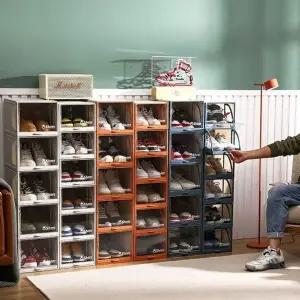 현관 신발정리 프리미엄 슈케이스 신발장 슈즈렉 중형 (KYR-WC787E4)