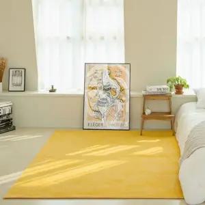 위드 러그 옐로우/150x200cm (KYR-WB7F4DA)