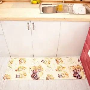 양면 씽크매트-베어 대 주방매트 바닥매트 발매트 (KYR-W27780A)