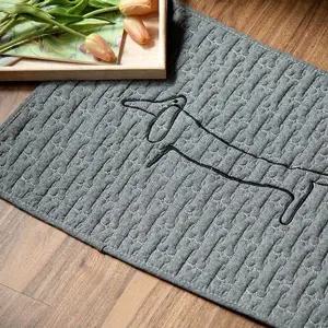 강아지 퀼트 발매트 2color (KYR-WFGFI20)