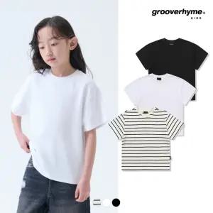 [그루부라임키즈]유니) 26S 싱글 슬럽 반팔티 (세미오버핏)(3COLOR) (LITMCTR714M)