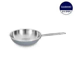 쿡에버 그레이 인덕션 통3중 스텐 웍 궁중팬 24cm