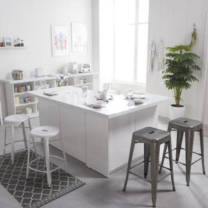 쿡슐랭 아일랜드홈바 식탁 전기밥솥 전자렌지 수납장 정리함 선반 4인용식탁 테이블 주방수납장