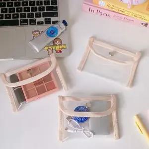 브리온 귀여운 PVC 미니 다용도 투명 파우치