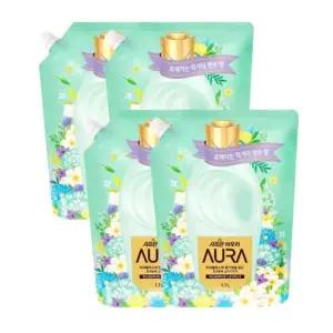 샤프란 아우라 섬유유연제 1.7L x4개