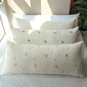 [더스케치]자수누빔 피그먼트 워싱 대쿠션