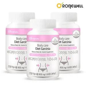 로니웰 바디케어 다이어트 가르시니아 60정 x 3병 (총 3개월분)