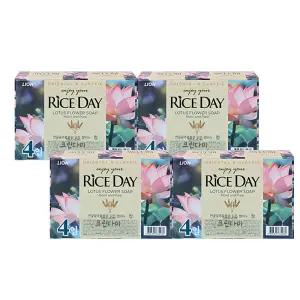 라이스데이 비누 청 90g x4입 x4개(총16개)
