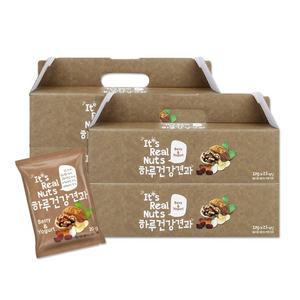[리얼넛츠]하루건강견과 베리앤요거트 4박스 박스당 20g×25봉 총 100봉