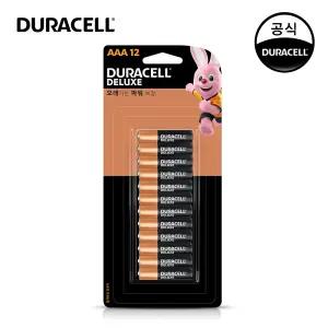 [듀라셀] 디럭스 알카라인 건전지 AAA 12개입x1개