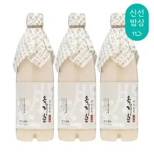 [품질보장] 무료배송 우리도가 옥지춘 10도 750mlx3 프리미엄 막걸리