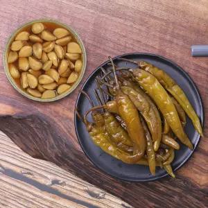 그곳에가면 상하식품 HACCP 알마늘 절임 1kg + 아삭 고추장아찌 1kg