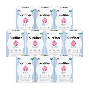 [셀렉스] 썬화이버 리뉴얼 당솔브 스틱 10박스(6.25g X 100포) (총 100일분)