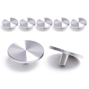 두일 심플원형(대) 1구 가구손잡이 실버 7개 싱크대 장식장 서랍장 장농 붙박이장 신발장