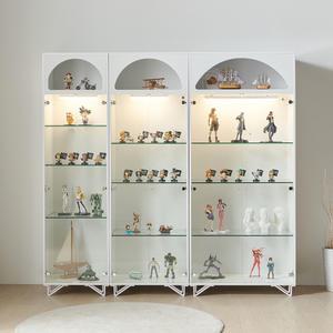 러블리 5단 유리장 (500/600/800) 진열 피규어 거실 아치형